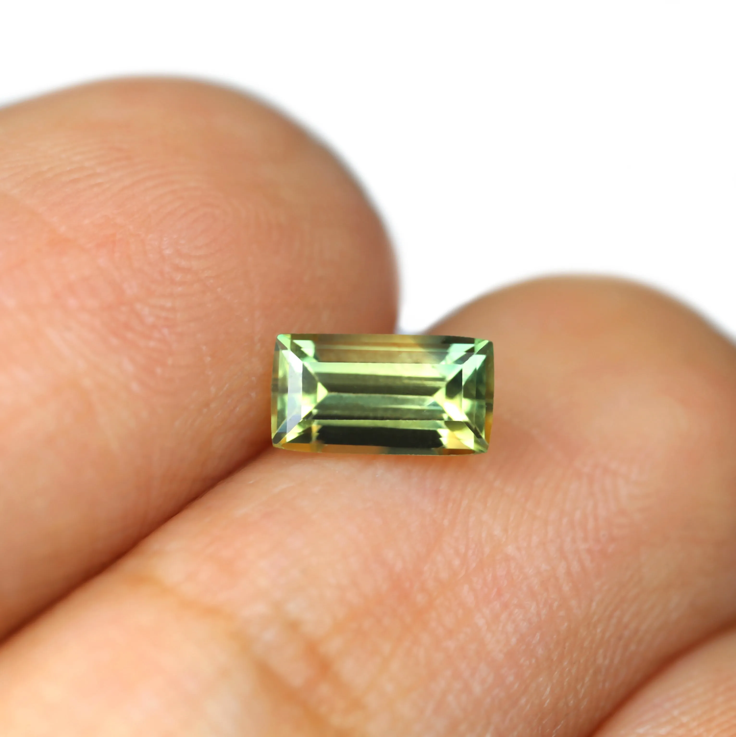 0.58ct Certified Natural Green Sapphire