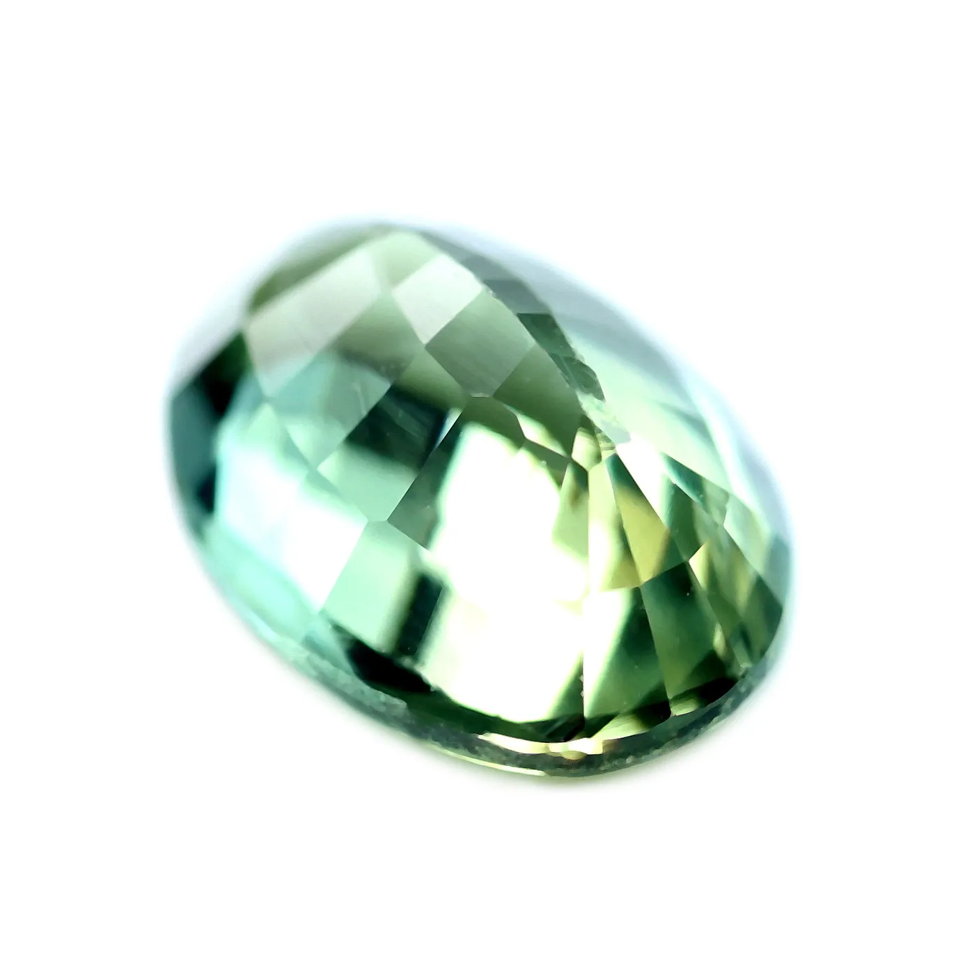 0.60ct Certified Natural Green Sapphire