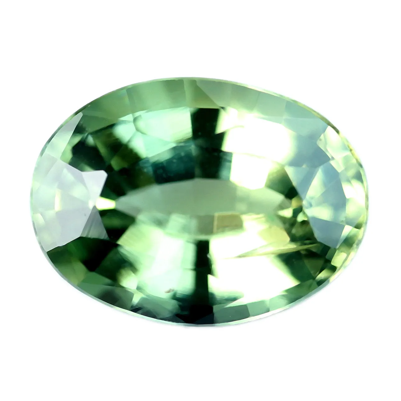 0.60ct Certified Natural Green Sapphire