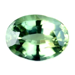 0.60ct Certified Natural Green Sapphire