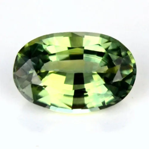 0.60ct Certified Natural Green Sapphire