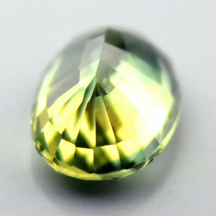 0.60ct Certified Natural Green Sapphire