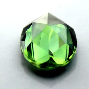 0.65ct Certified Natural Green Sapphire