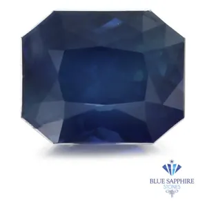 0.68 ct. Radiant Cut Blue Sapphire