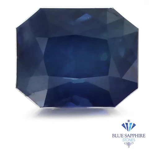 0.68 ct. Radiant Cut Blue Sapphire