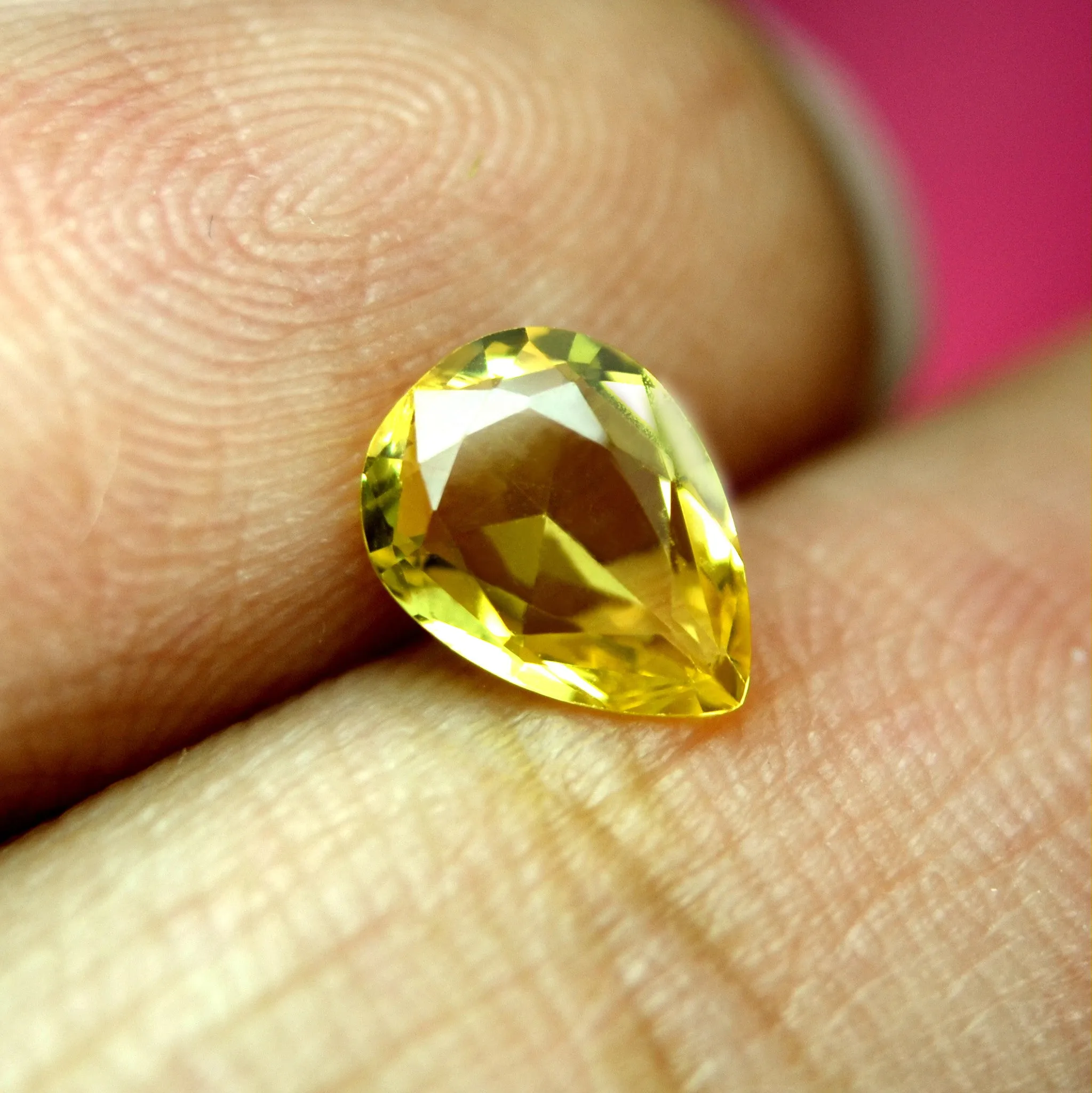 0.69ct Certified Natural Yellow Sapphire