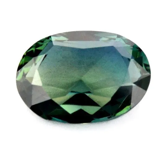 0.73 ct Certified Natural Green Sapphire