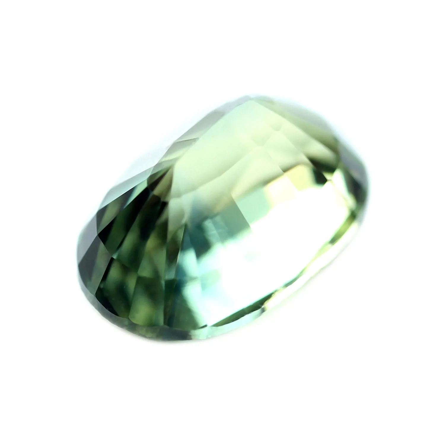 0.75ct Certified Natural Green Sapphire