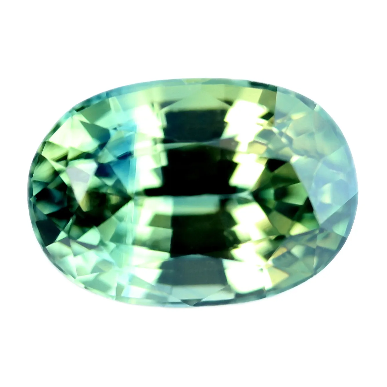 0.75ct Certified Natural Green Sapphire