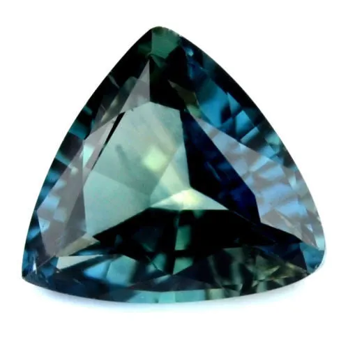 0.76 ct Certified Natural Teal Sapphire