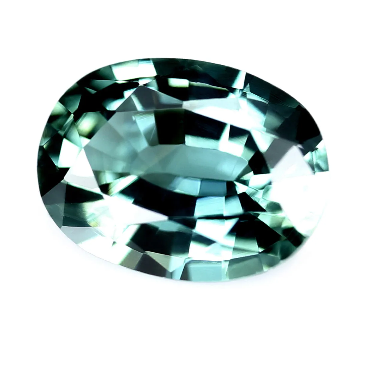 0.77ct Certified Natural Teal Sapphire