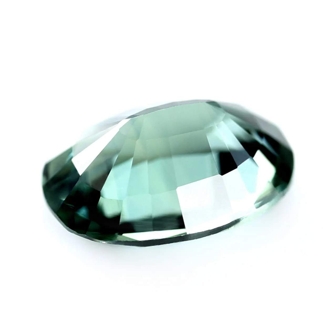 0.77ct Certified Natural Teal Sapphire