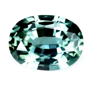 0.77ct Certified Natural Teal Sapphire