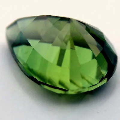 0.78ct Certified Natural Green Sapphire