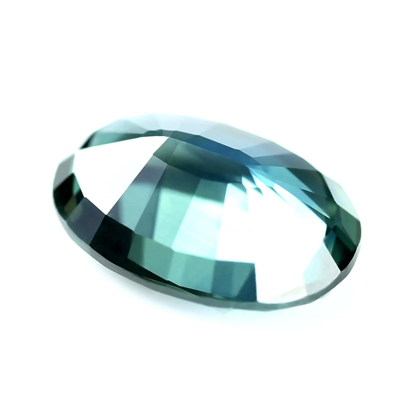 0.78ct Certified Natural Teal Sapphire