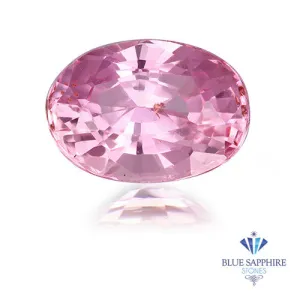 0.82 ct. GIA Certified Oval Pink Sapphire