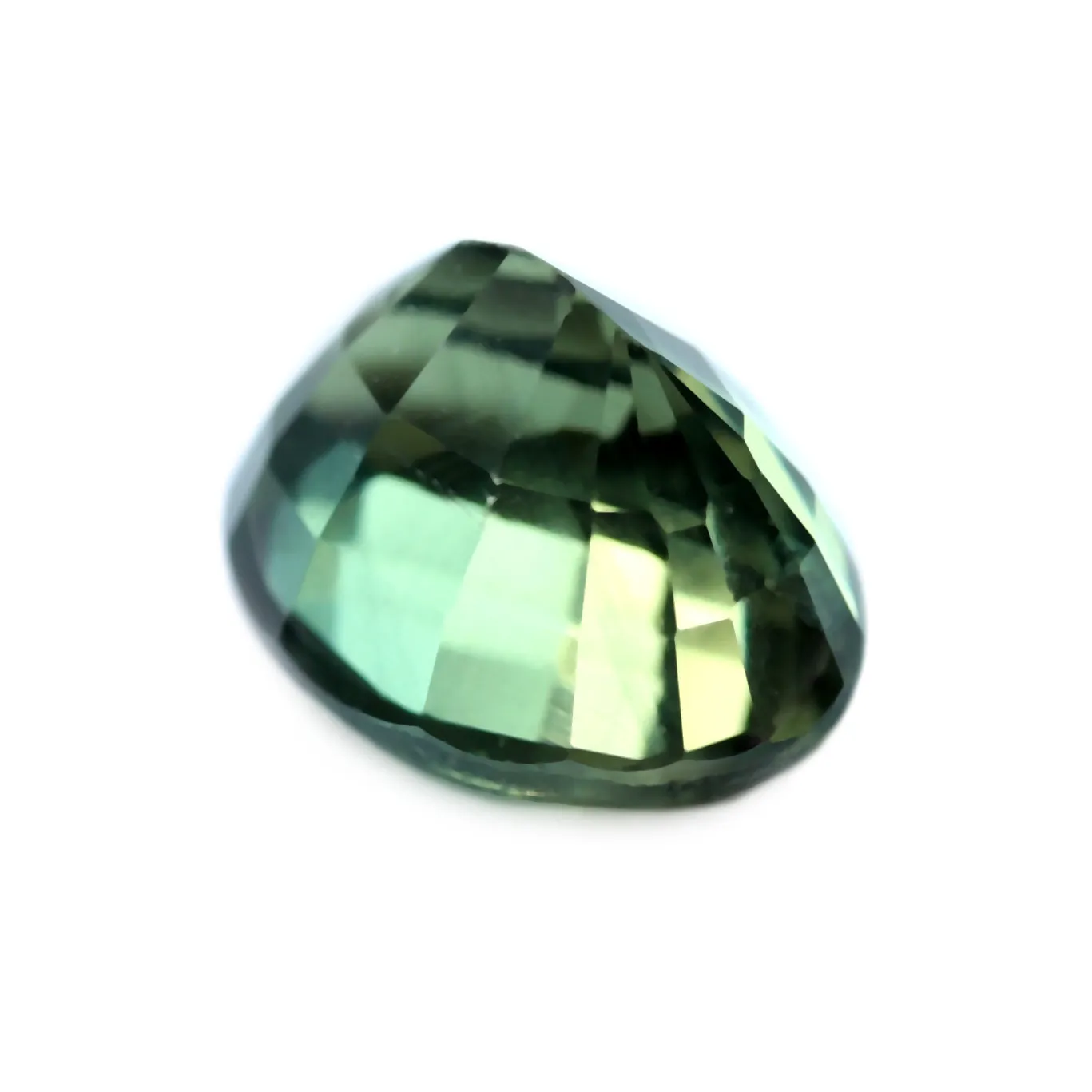 0.83ct Certified Natural Green Sapphire