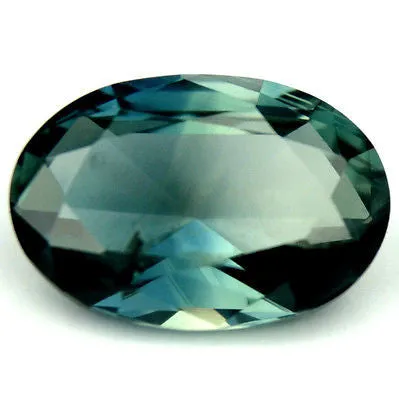 0.83ct Certified Natural Teal Sapphire