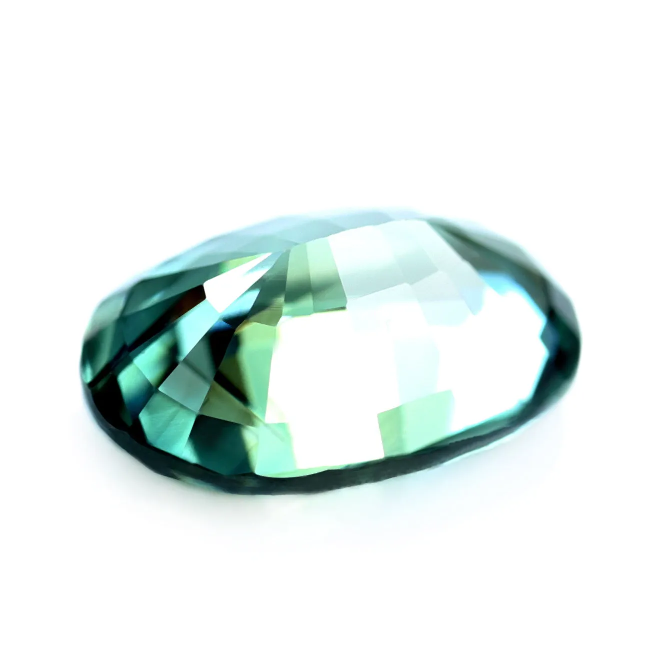 0.84ct Certified Natural Teal Sapphire