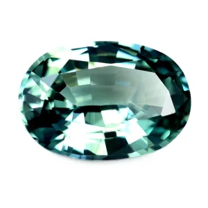 0.84ct Certified Natural Teal Sapphire