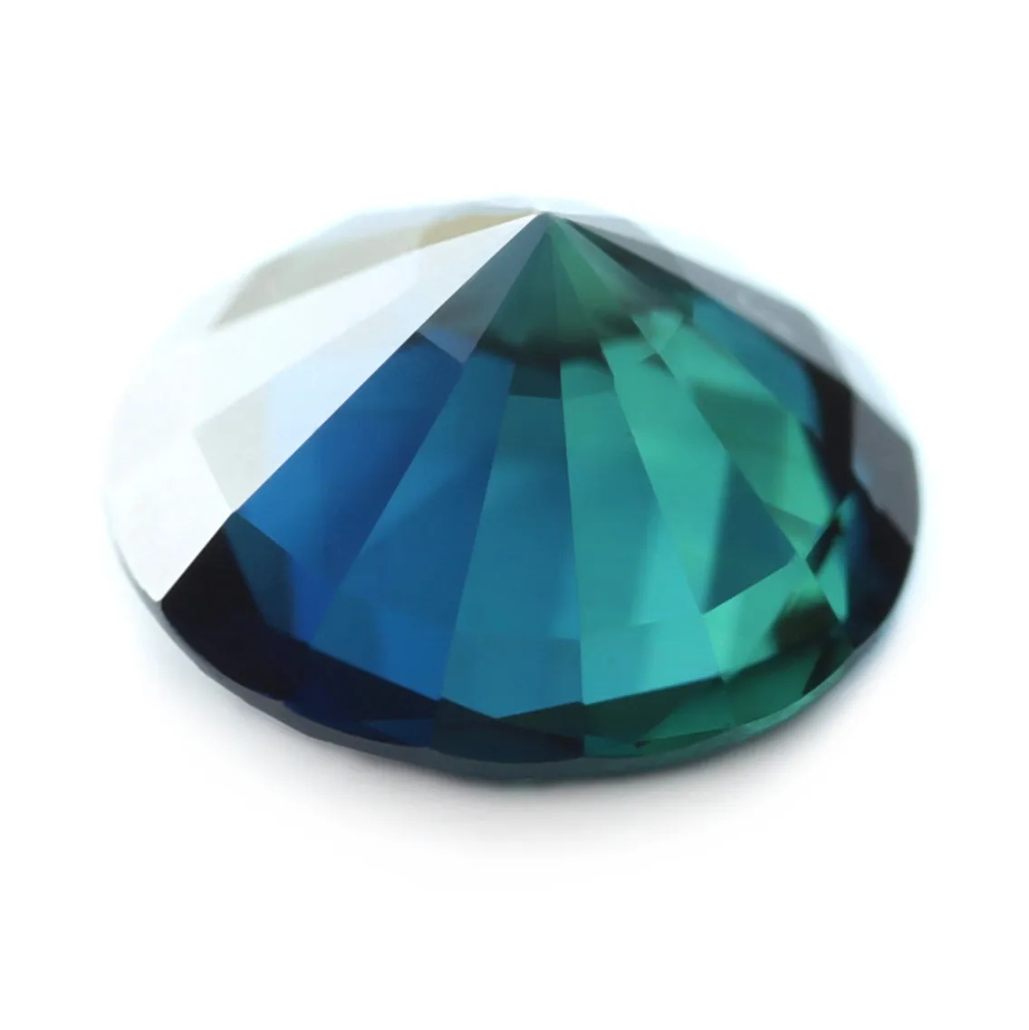 0.86ct Certified Natural Teal Sapphire