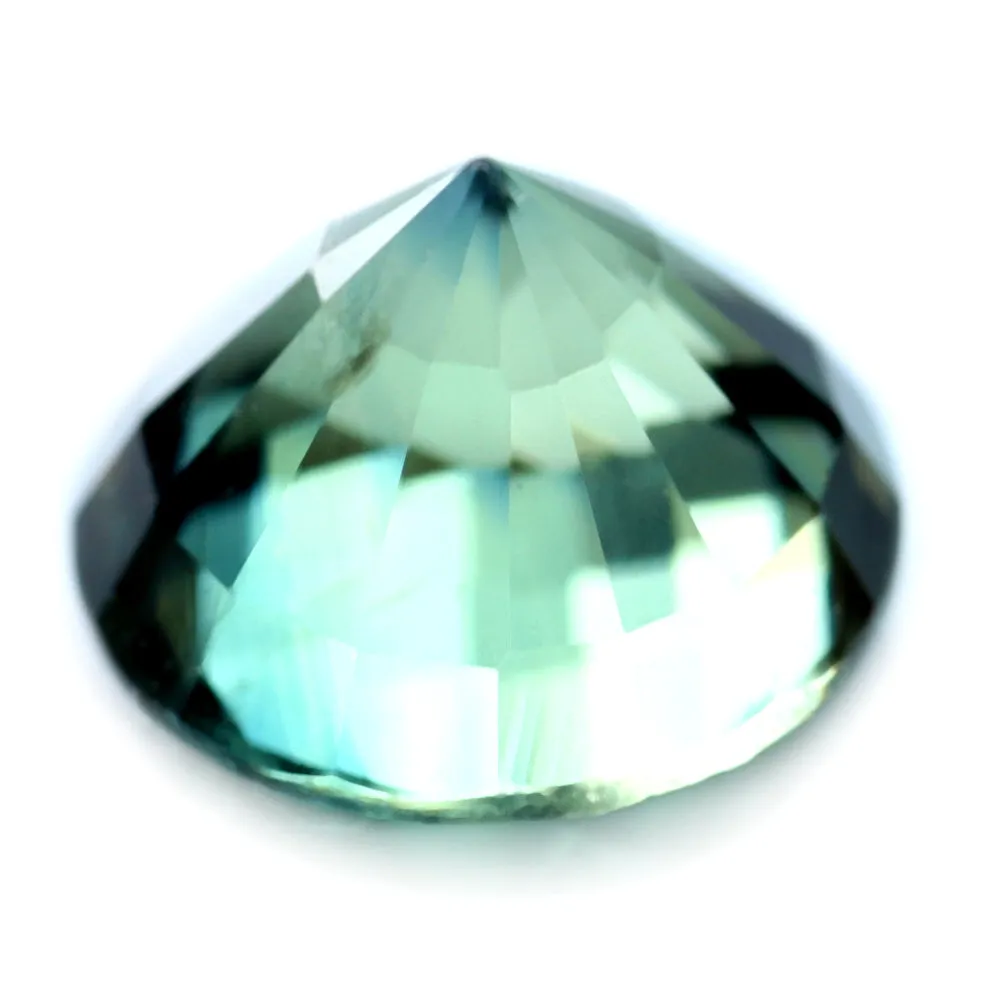 0.86ct Certified Natural Teal Sapphire