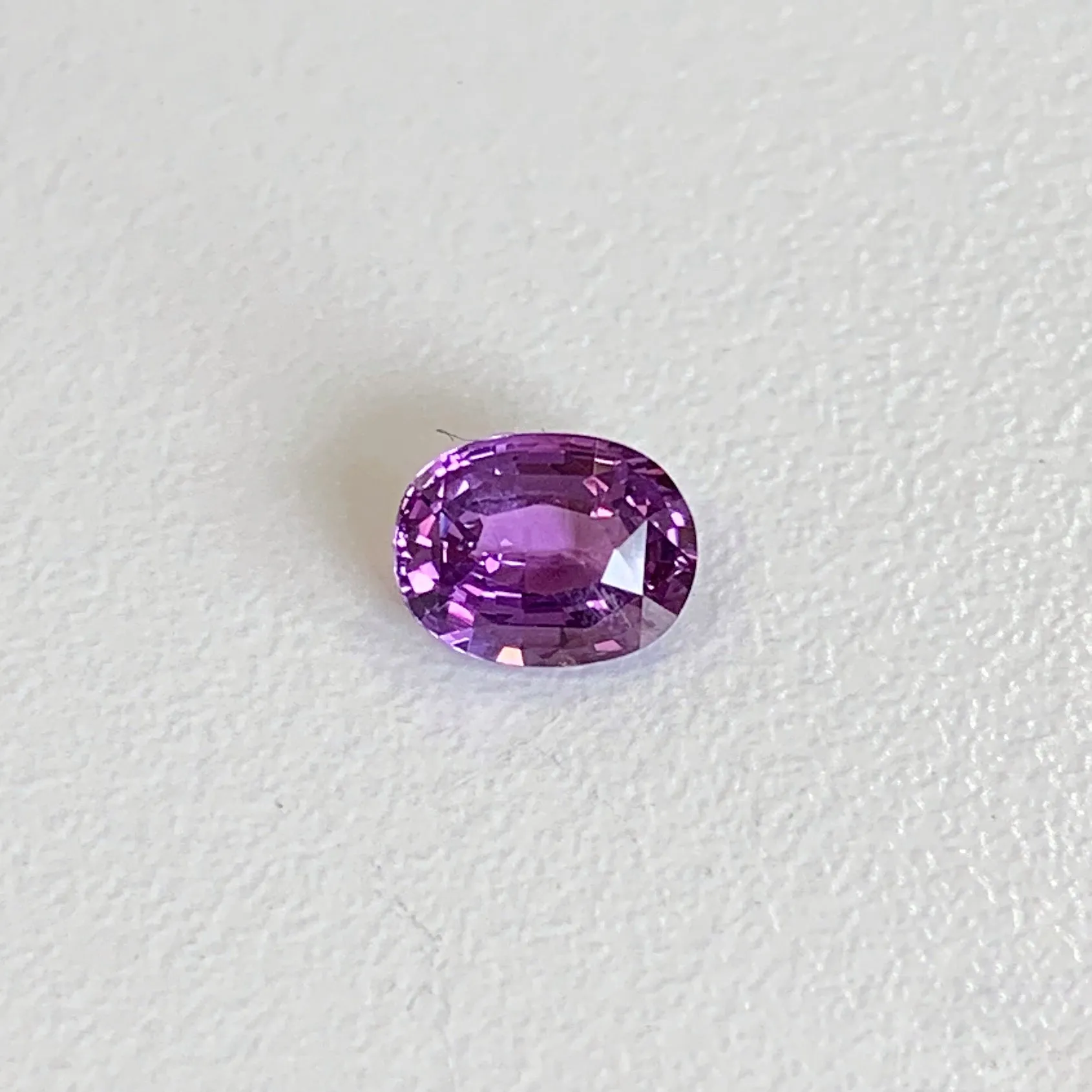 0.91 ct. Oval Purple Sapphire