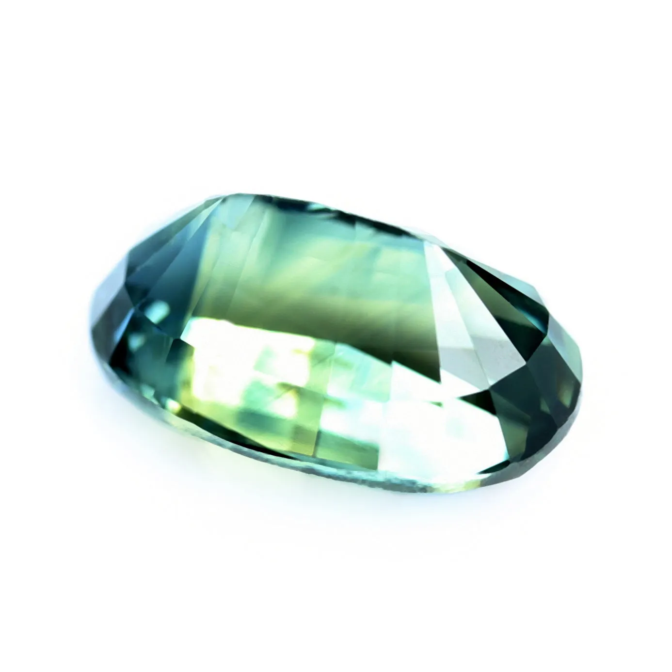 0.91ct Certified Natural Teal Sapphire