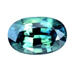 0.91ct Certified Natural Teal Sapphire