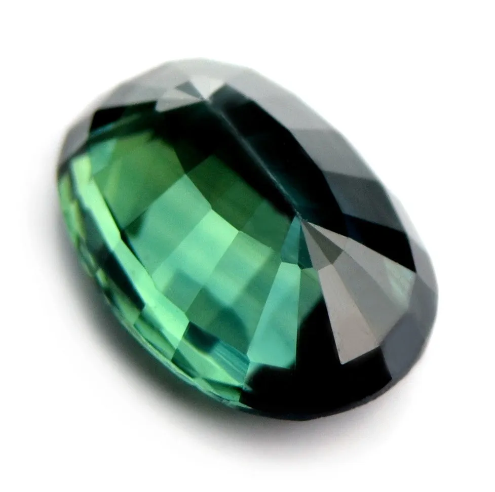 1.03ct Certified Natural Green Sapphire