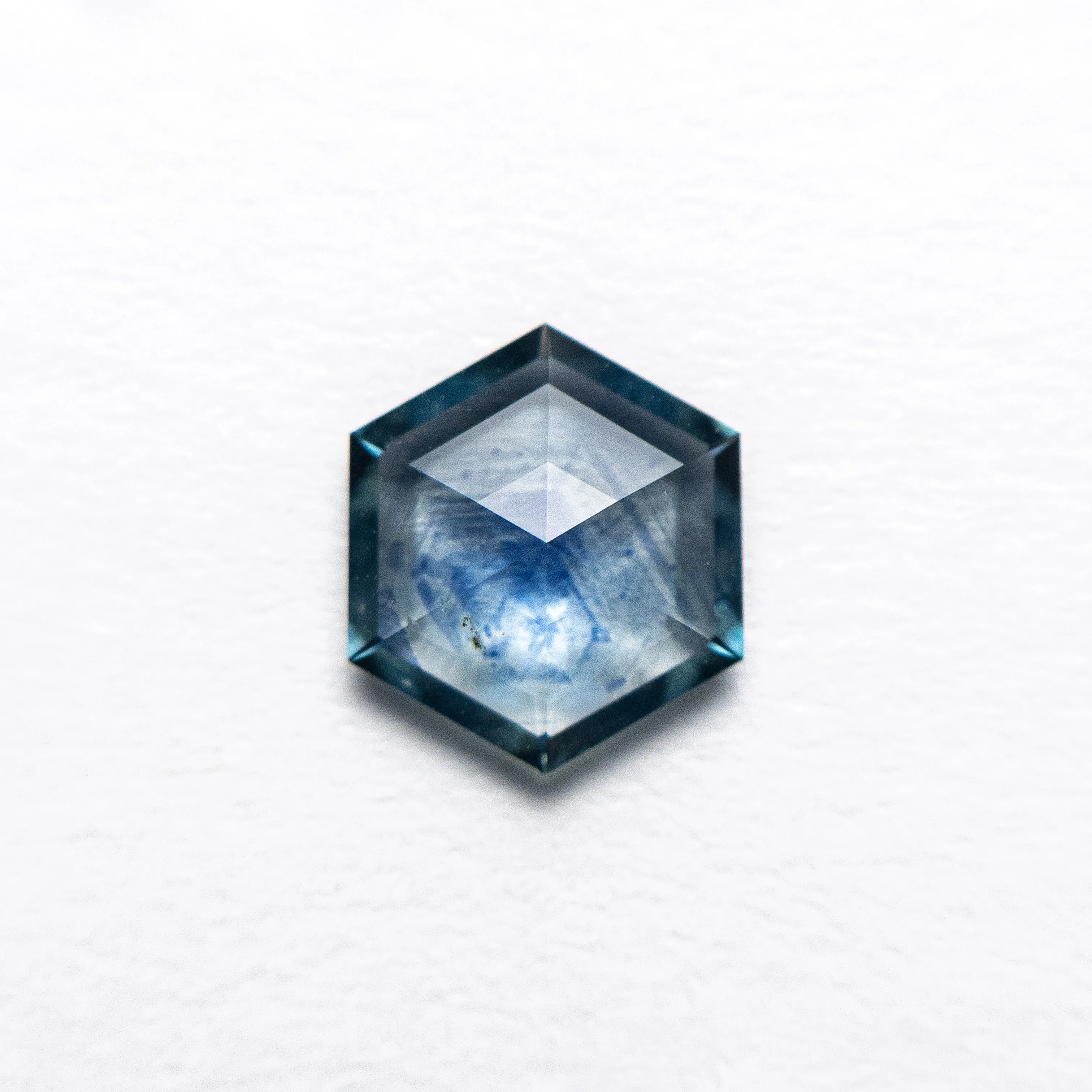 1.04ct 7.97x6.91x2.45mm Hexagon Double Cut Sapphire 19373-01