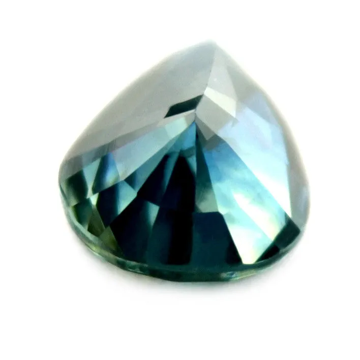 1.18ct Certified Natural Teal Sapphire