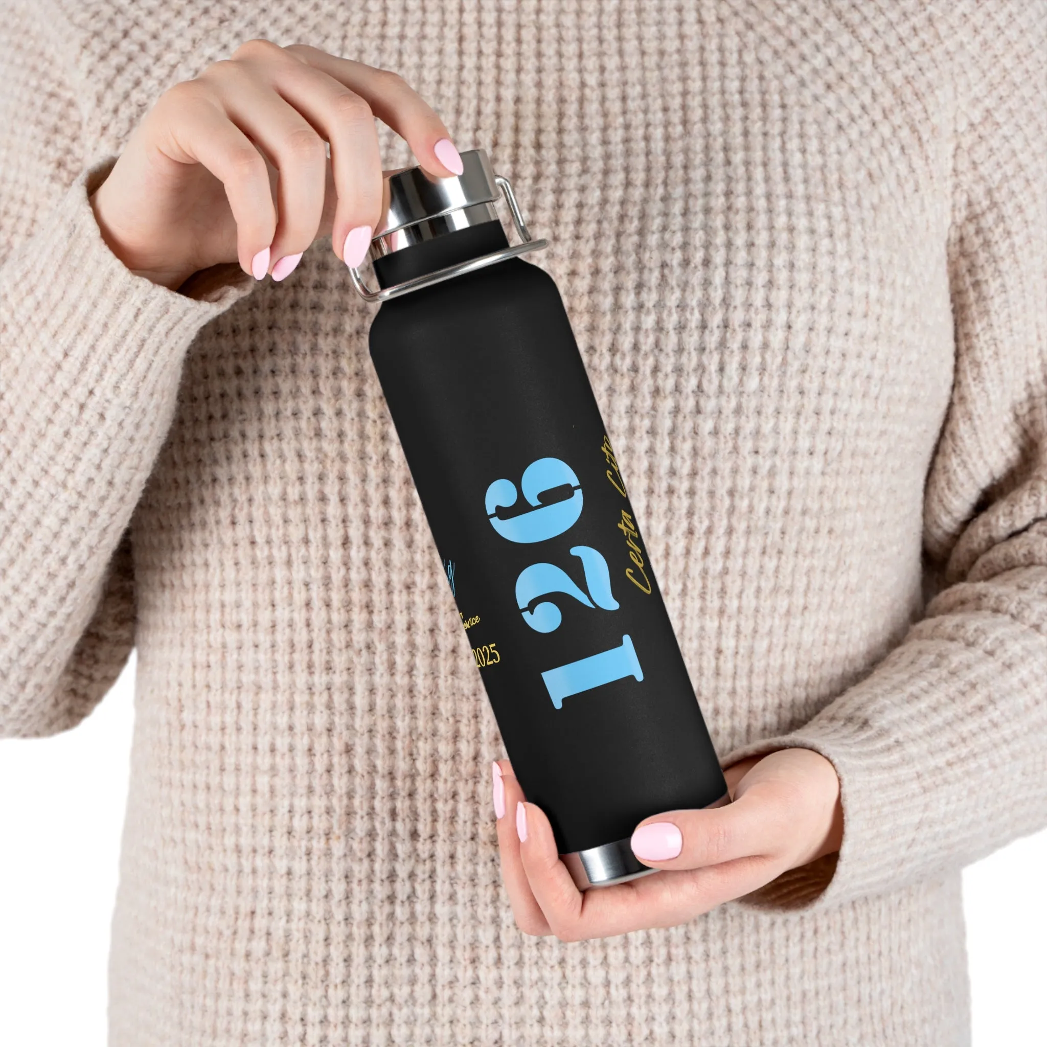126 Signal Squadron Commando Insulated Water Bottle