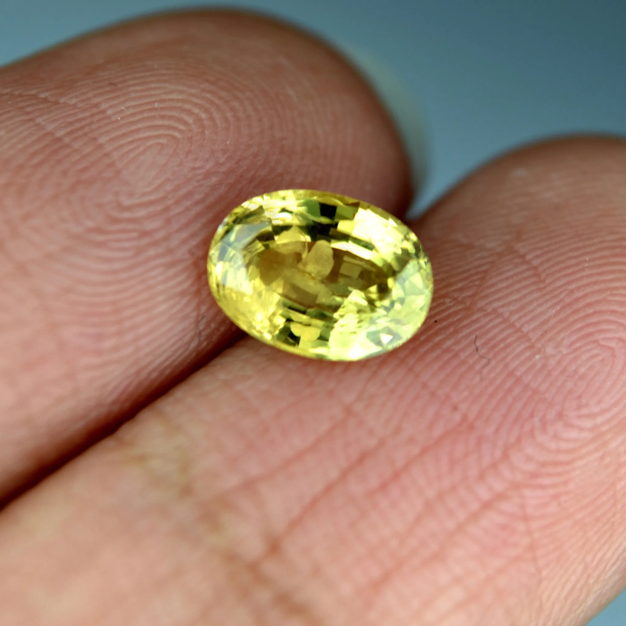 1.28ct Certified Natural Yellow Sapphire