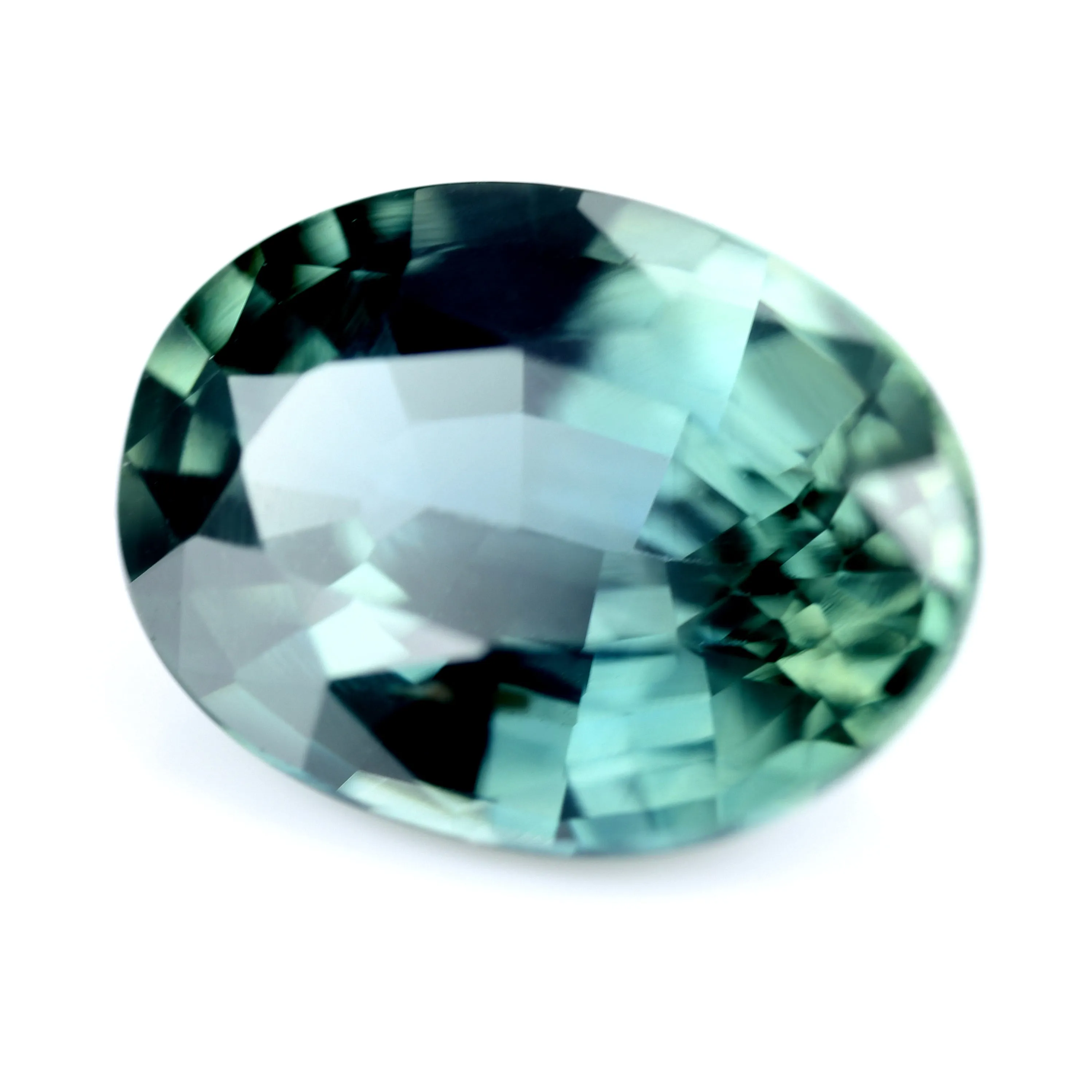 1.37ct Certified Natural Teal Sapphire