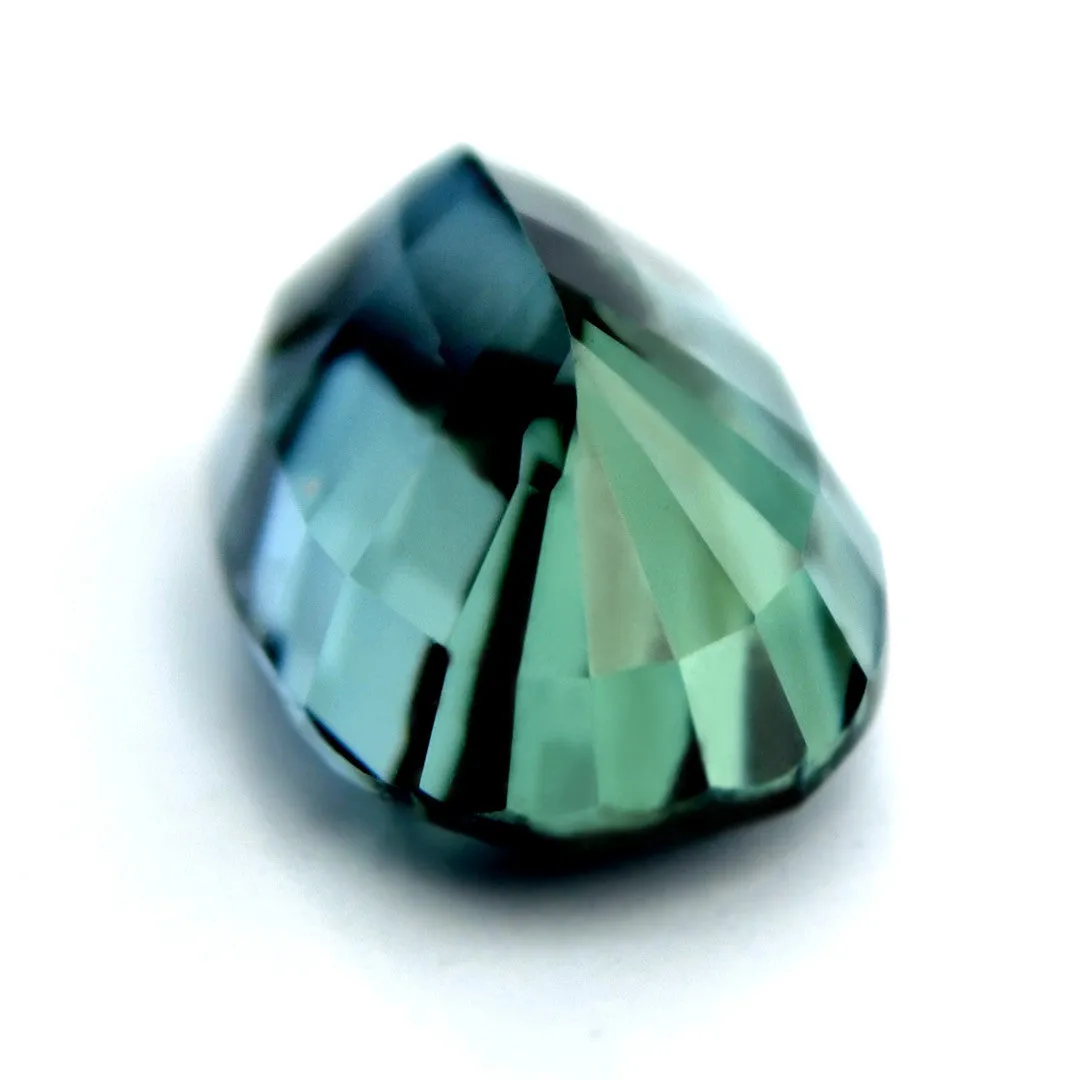 1.46ct Certified Natural Teal Sapphire