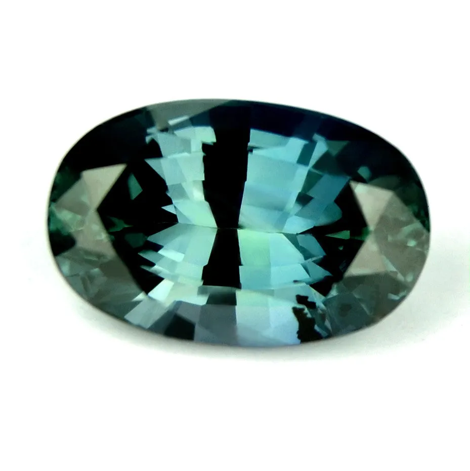 1.46ct Certified Natural Teal Sapphire