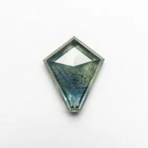 1.63ct 9.54x7.80x2.85mm Kite Rosecut Sapphire 22434-36