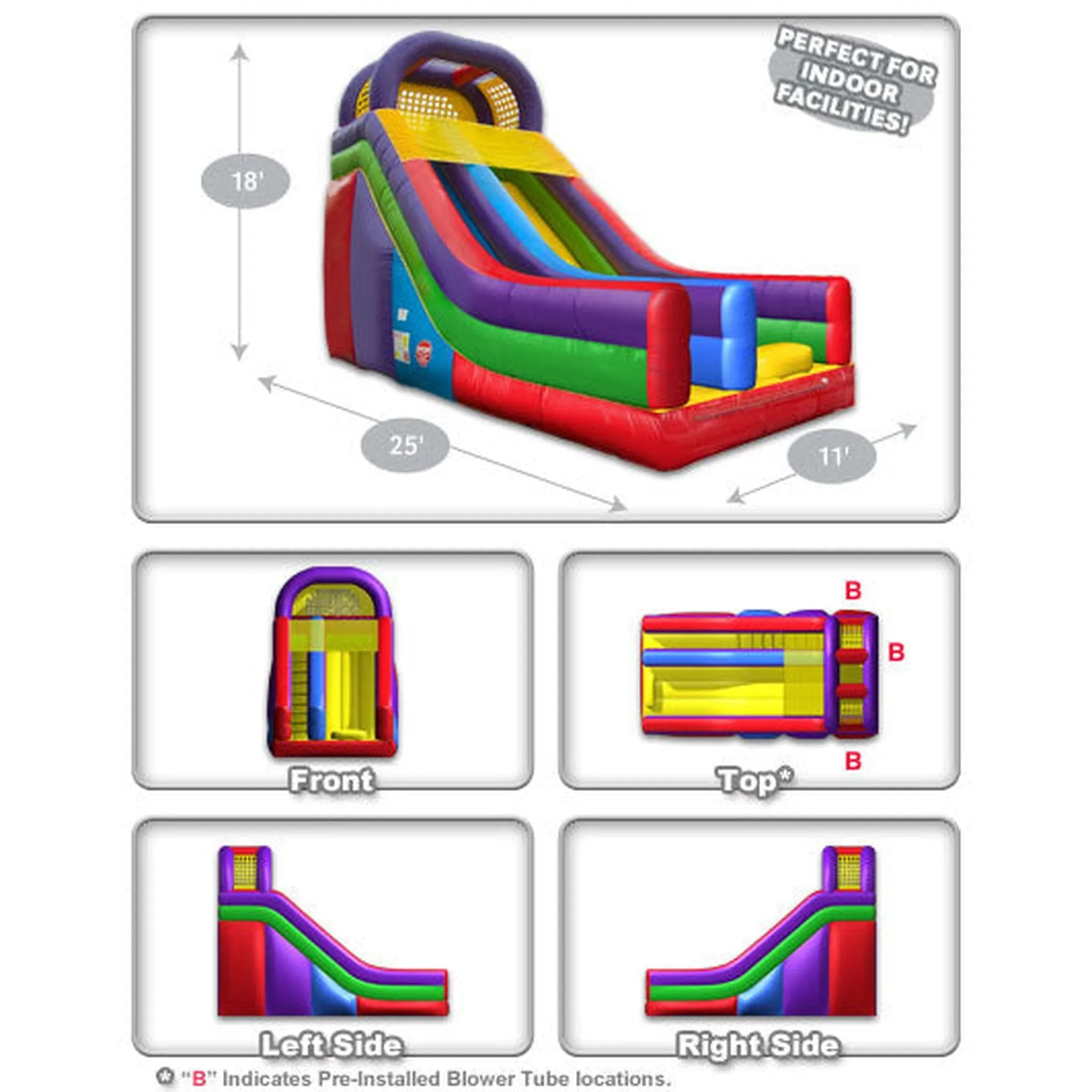 18' Wacky Slide