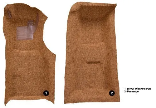 1969 Chevrolet Corvette 4 Speed Front with Pad & Toe Pad Flooring [Front]