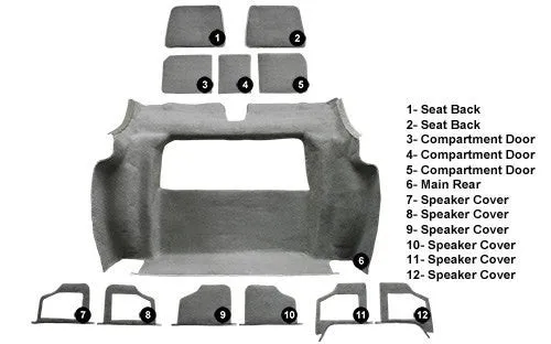 1978 Chevrolet Corvette Indianapolis 500 Pace Car Rear Flooring [Rear Area]