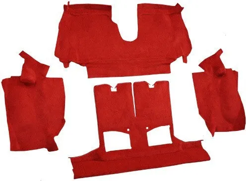 1990-1993 Chevrolet Corvette Convertible Rear with Pad Flooring [Rear Area]