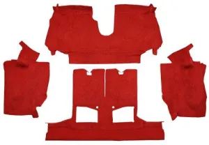1990-1993 Chevrolet Corvette Convertible Rear with Pad Flooring [Rear Area]