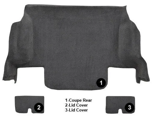 2005-2013 Chevrolet Corvette Coupe Rear Flooring [Rear Area]