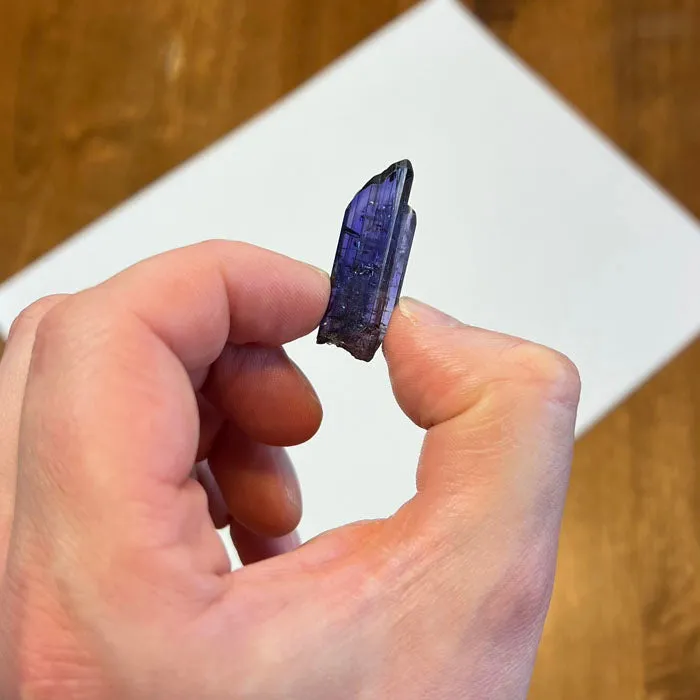 44.9ct Interesting Deep Color Tanzanite Crystal