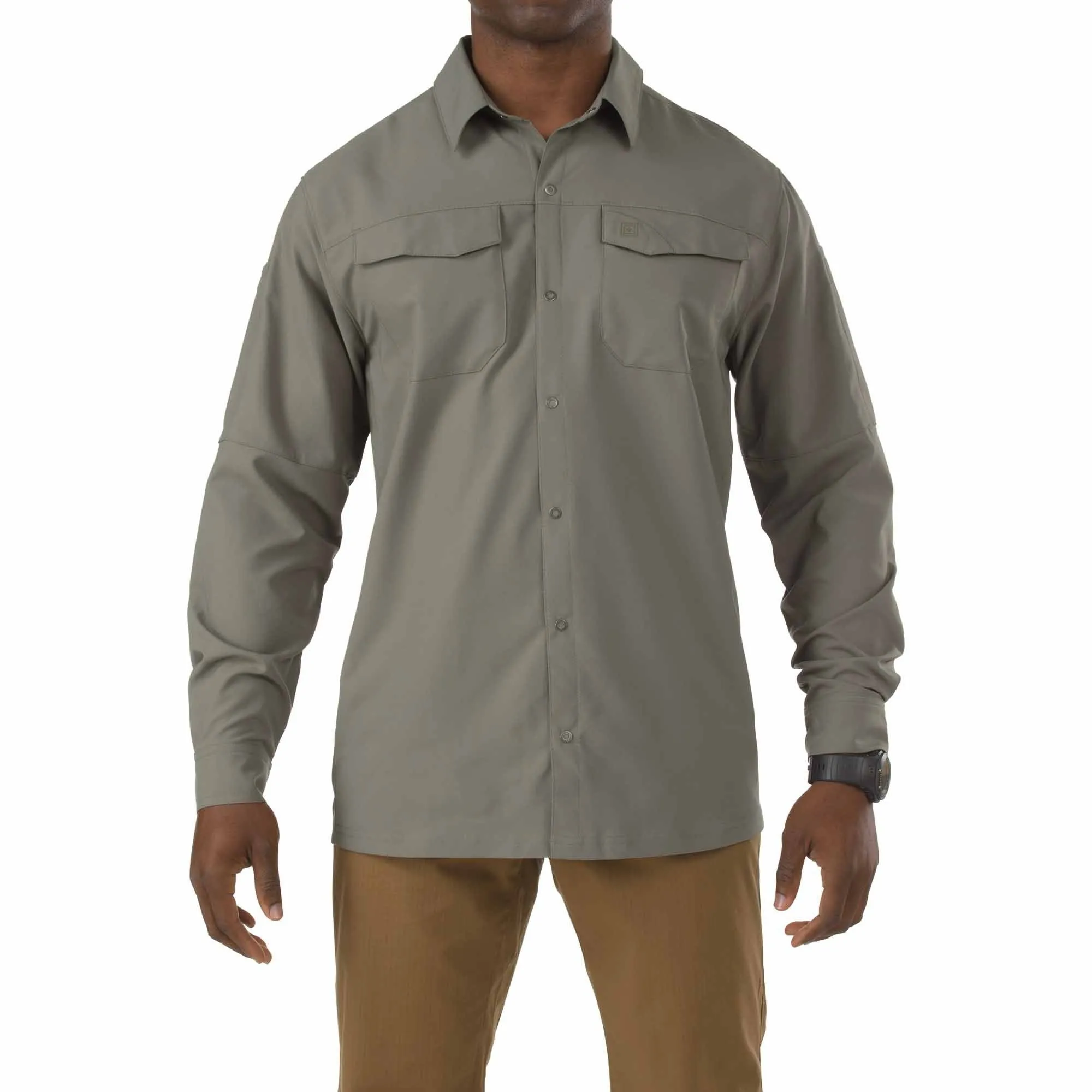 5.11 Freedom Flex Woven Long Sleeve Shirt Sage Green
