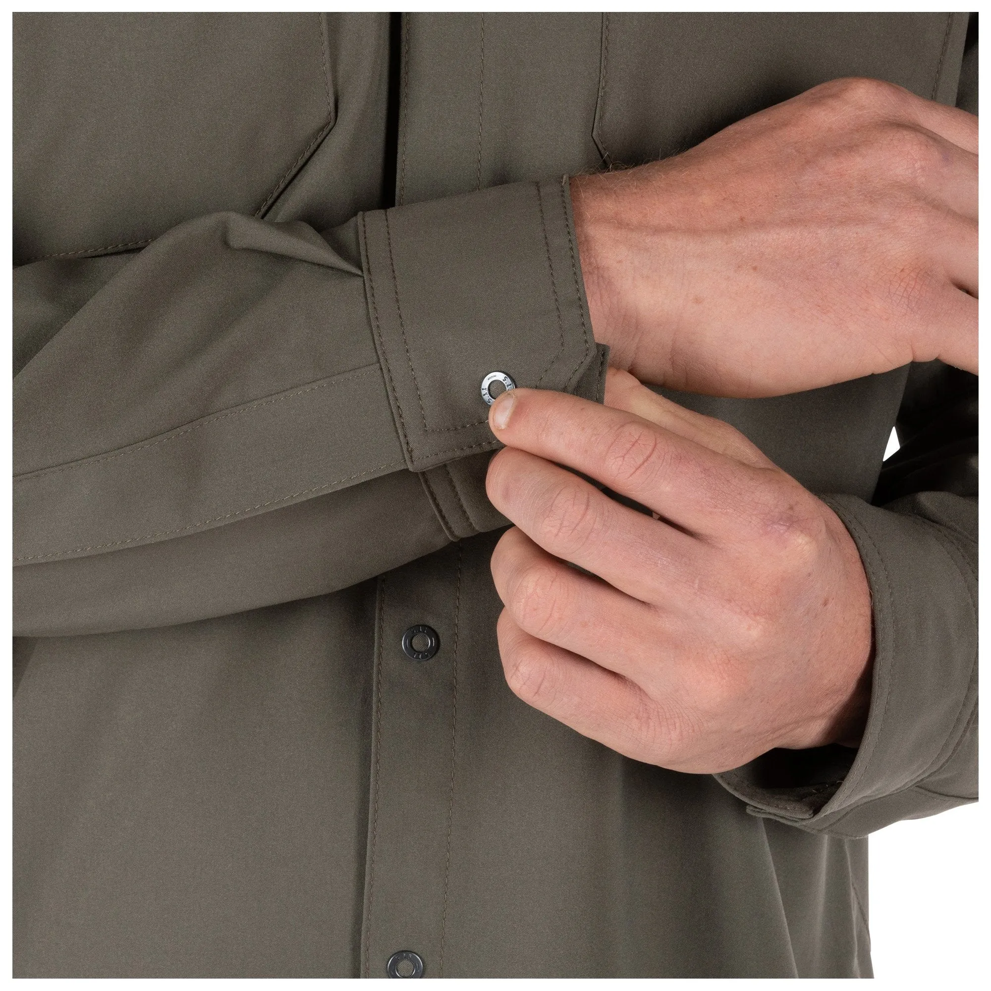 5.11 Freedom Flex Woven Long Sleeve Shirt Sage Green