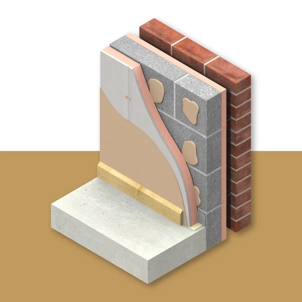 72.5mm Kingspan Kooltherm K118 Insulated Plasterboard (2400x1200mm) - Pack of 11
