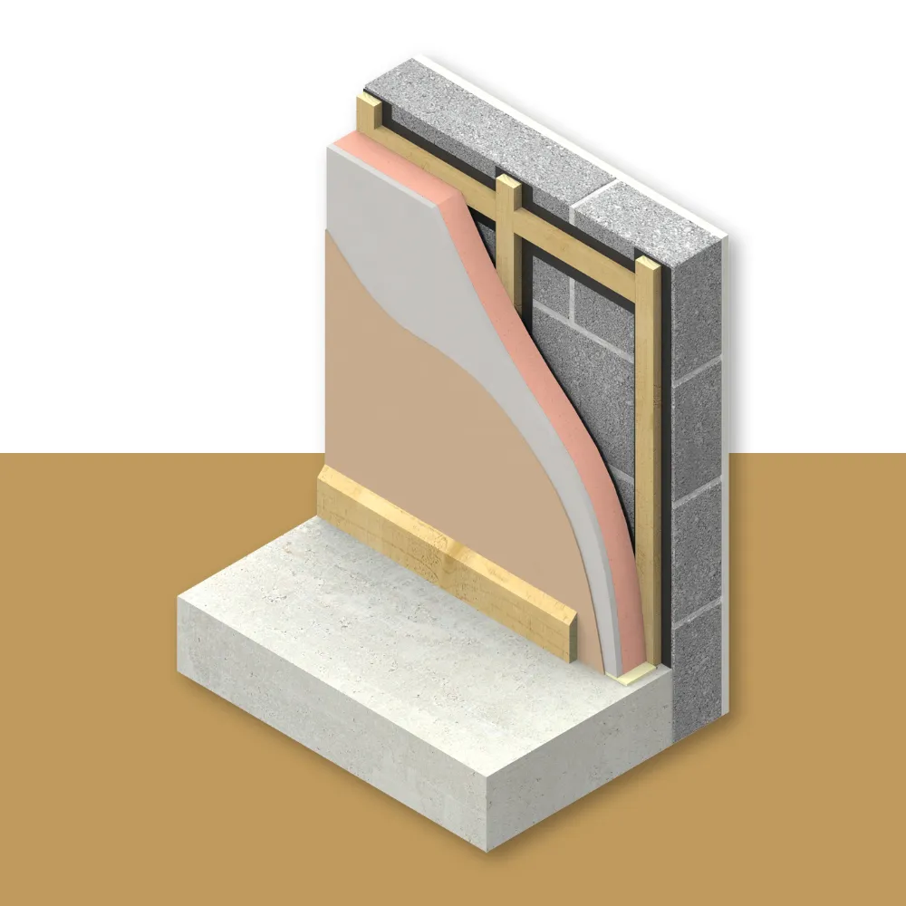 72.5mm Kingspan Kooltherm K118 Insulated Plasterboard (2400x1200mm) - Pack of 11