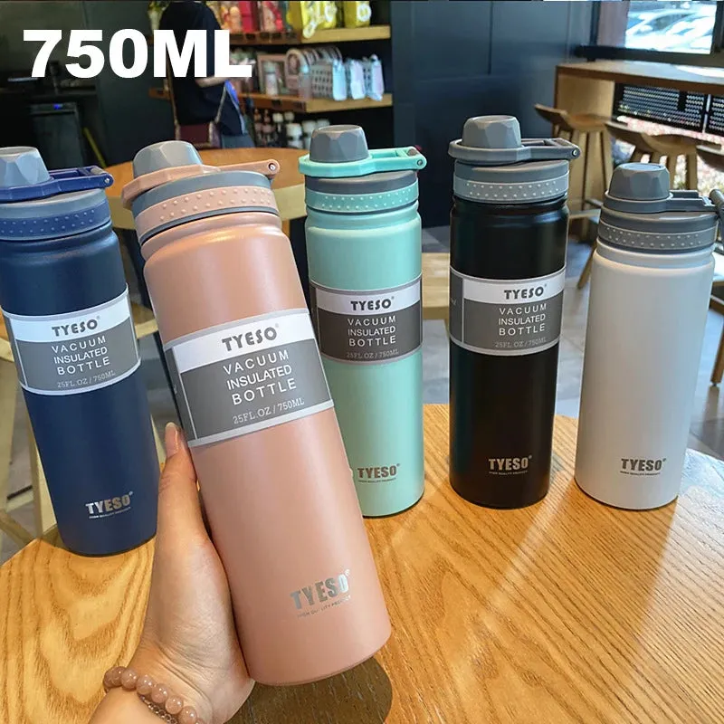 750ML Stainless Steel Thermos Bottle - Vacuum Insulated Travel Cup